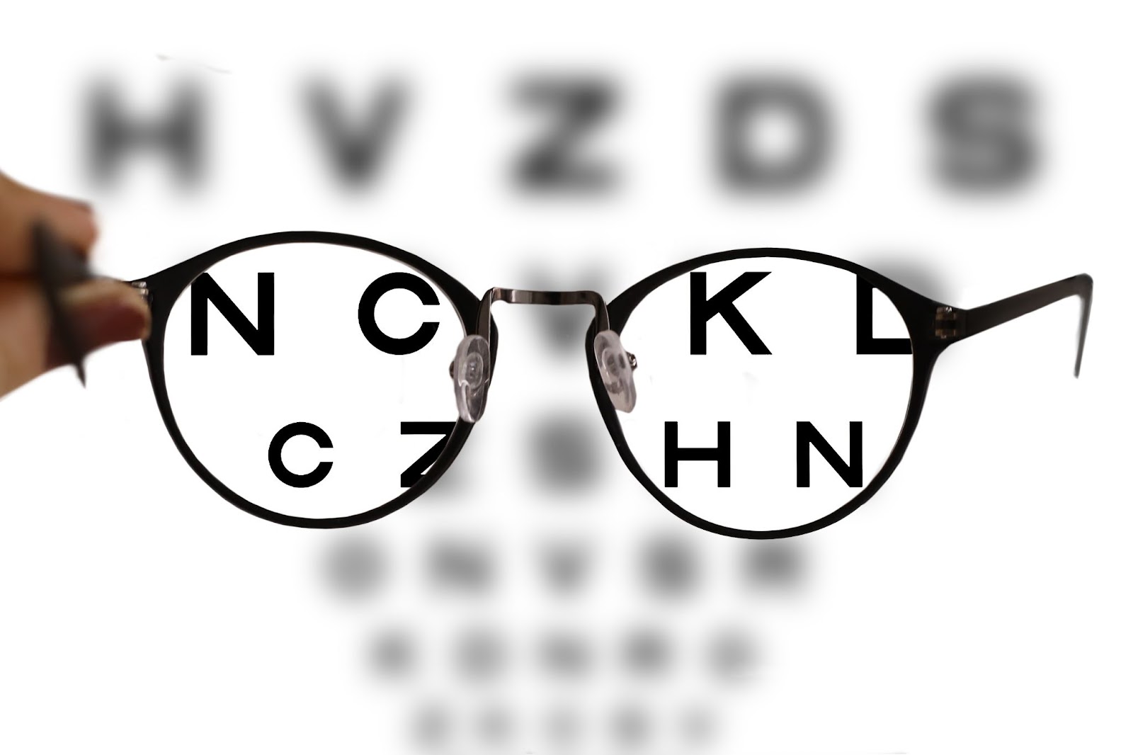 eye exam glasses