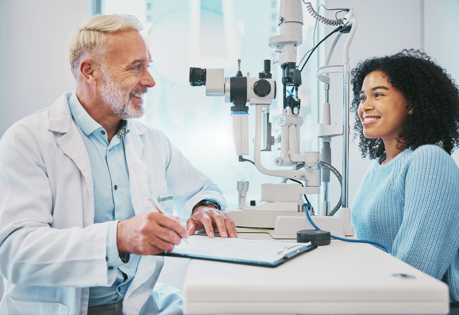 optometrist patient vision